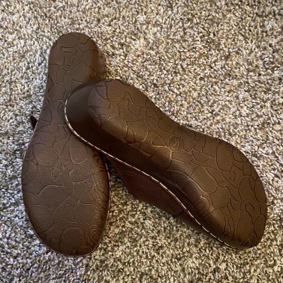 "Bare Traps" Brown Leather Slip on Clog size 6.5 NEW - Picture 7 of 9